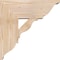 Ekena Millwork Funston Traditional Smooth Bracket w/ Offset Brace, Douglas Fir, 7 1/2"W x 18"D x 18"H BKT0806X18X18FST01SDF - alternate 4